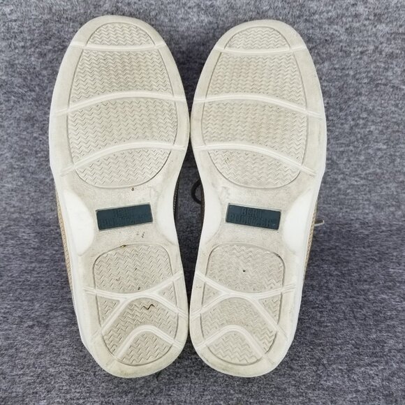 ✅Bert Pulitzer Men's 7.5 Tan Leather Sneakers Sail-Boat Deck-Hand Work Shoes - Picture 3 of 11